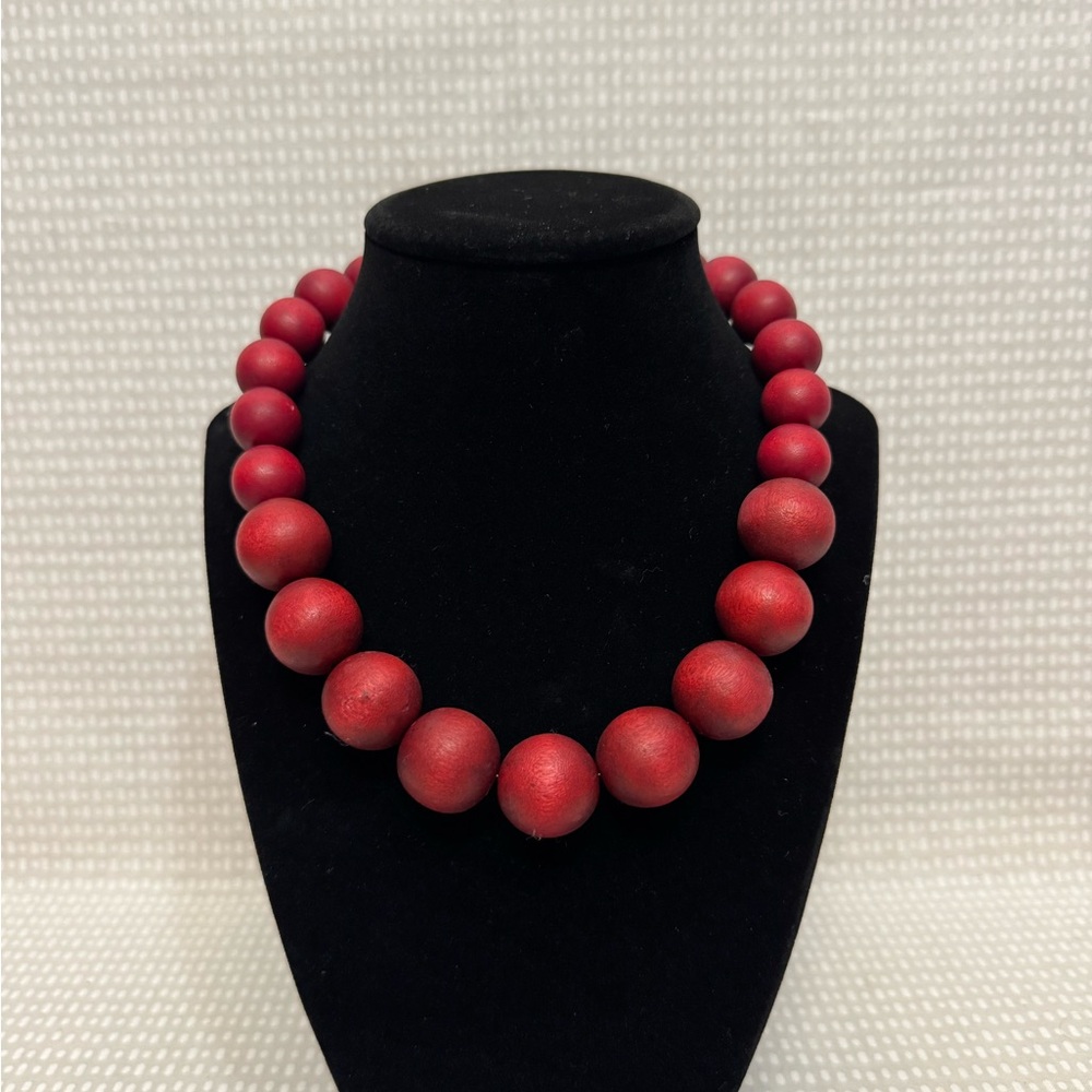 Wooden Beaded Necklace
